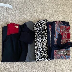 Talbots Midi Dresses Bundle of 4- 3 size 4, 1 Size Small